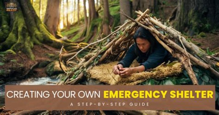 How do you build a shelter step by step