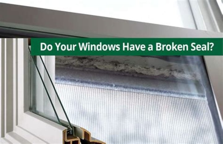 How do you fix a leaking window seal?