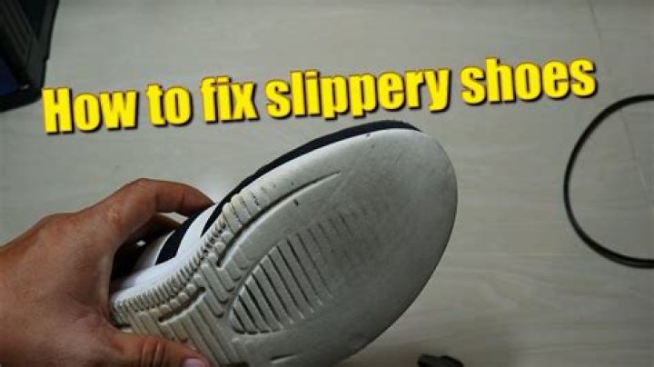 How do you fix a slippery slide?