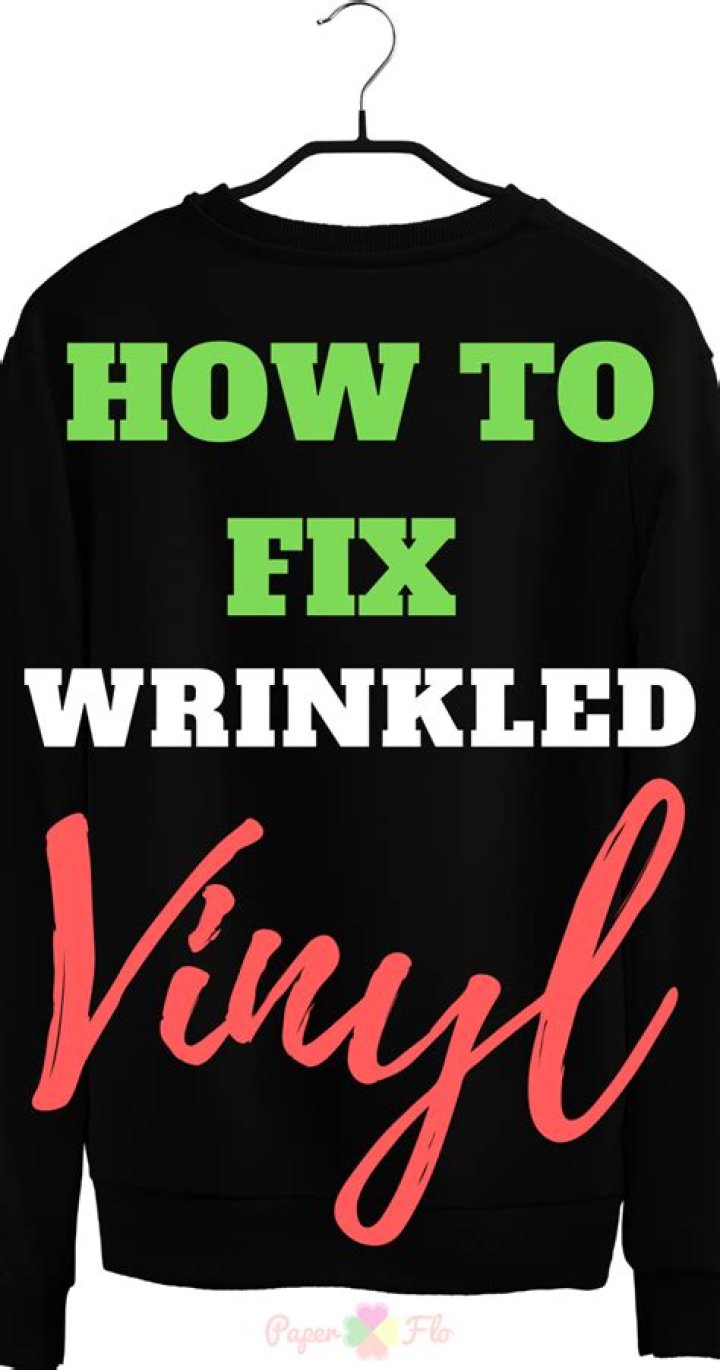 How do you fix wrinkled vinyl?