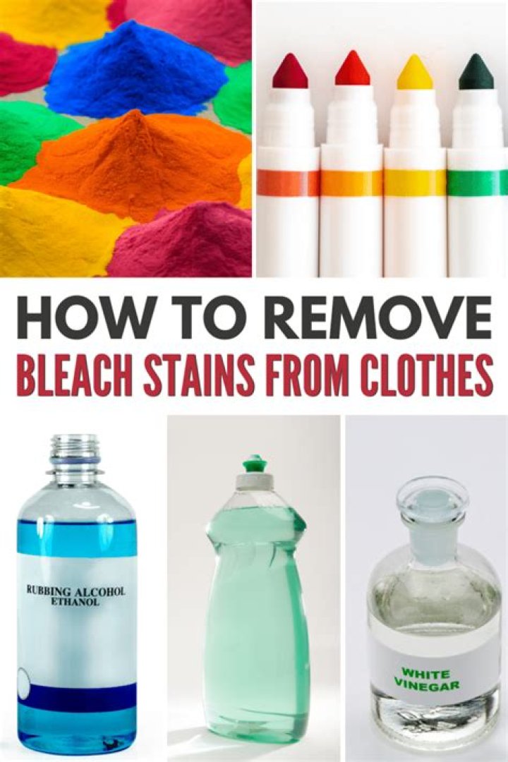 How do you get bleach stains out of wool?