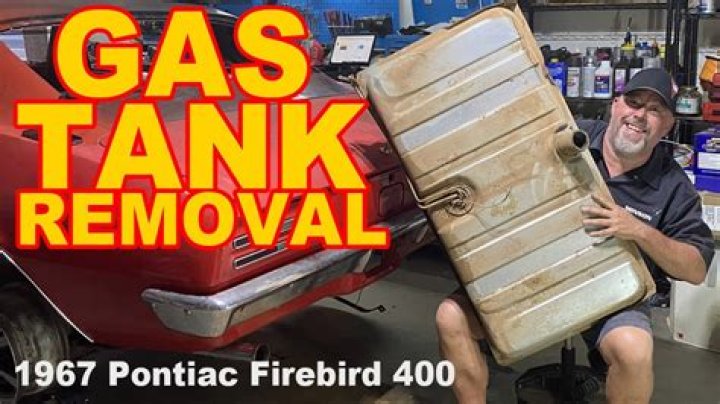 How do you get old gas out of a gas tank?