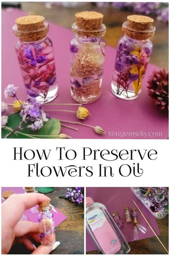 How do you preserve a flower with wax