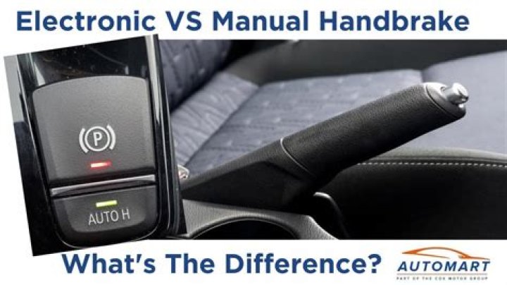 How do you release an automatic handbrake?