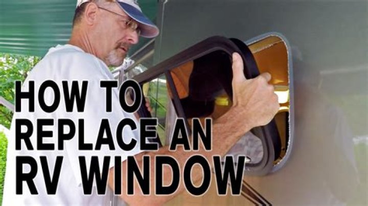 How do you replace an RV window pane?