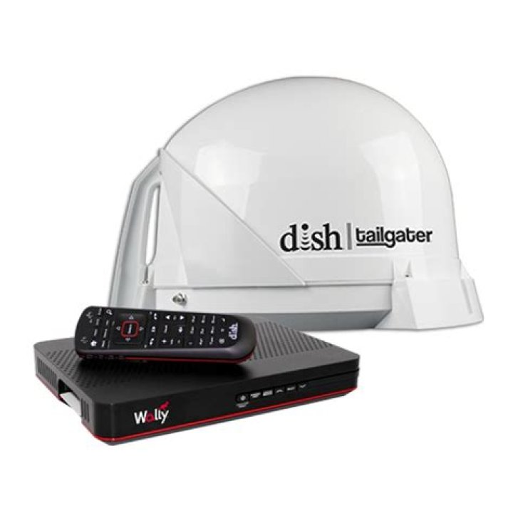 How do you set up dish tailgater for tailgating?
