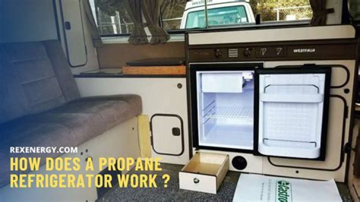 How do you start a propane refrigerator in a camper?
