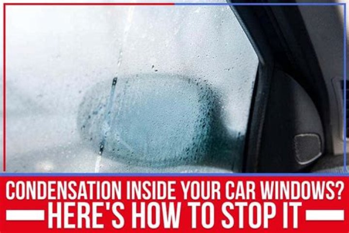 How do you stop condensation on inside of car windows?