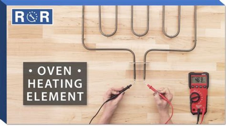How do you test a heating element for open or busted?