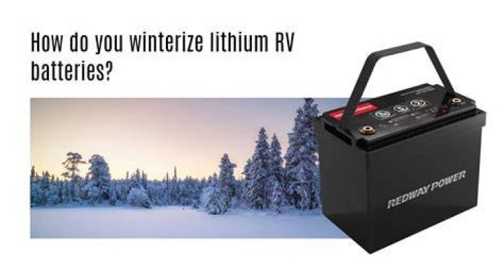 How do you winterize RV batteries?