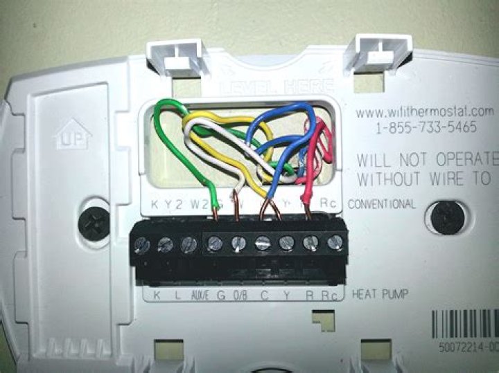 How do you wire a red and white thermostat?