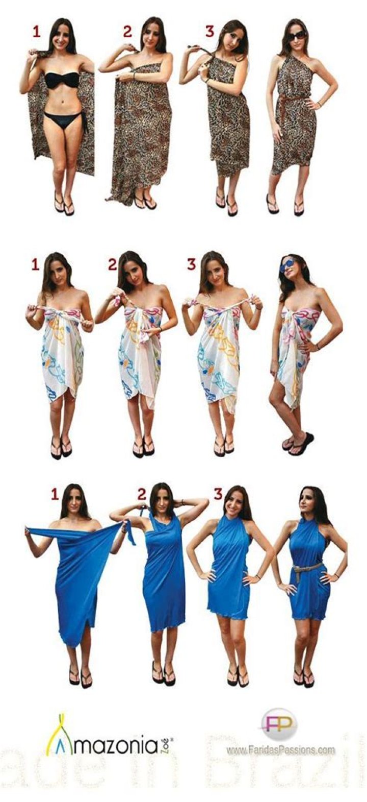 How do you wrap a dress in a sheet?