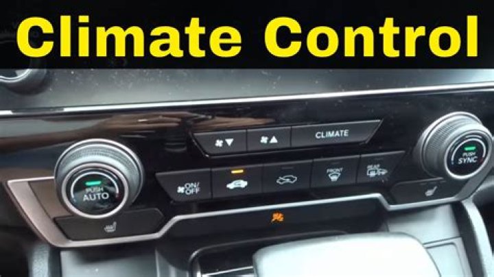 How does climate control work in an RV?