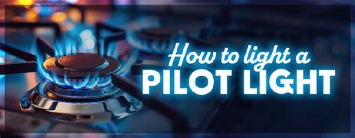 How does the pilot light on a gas stove work?