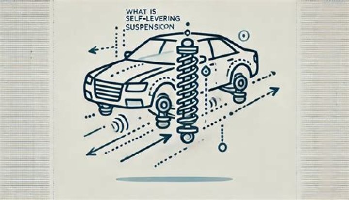How does the self leveling suspension system work?