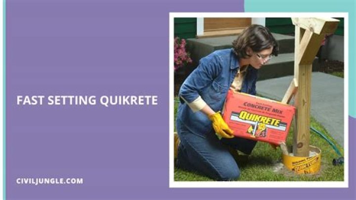 How long does quikrete Mortar Mix take to dry