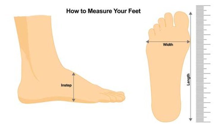 How long is a shoe in inches?
