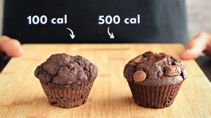 How many calories are in an average muffin