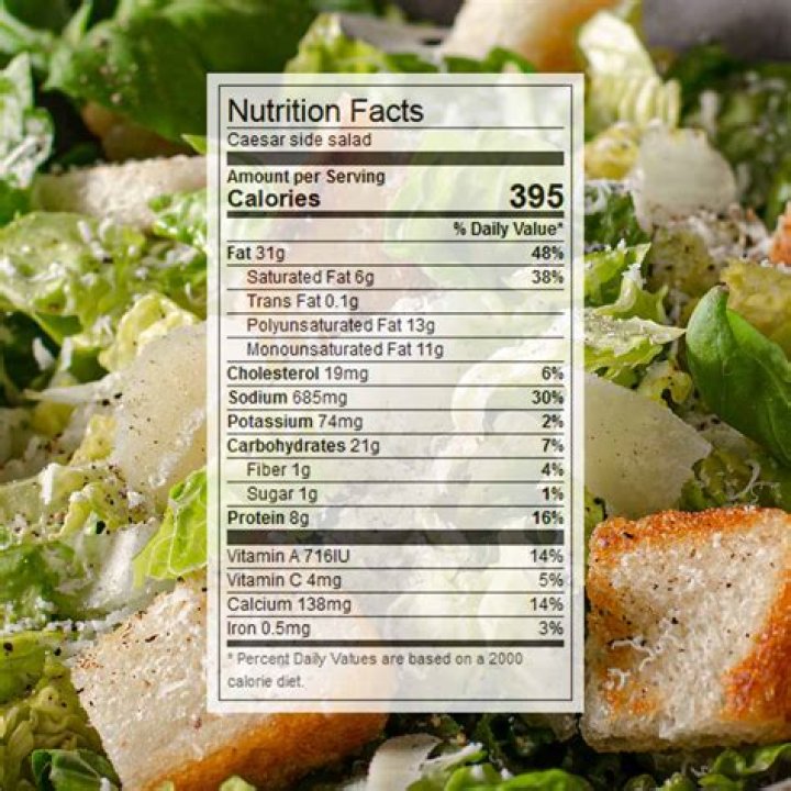 How many calories are in ranch dressing on a salad