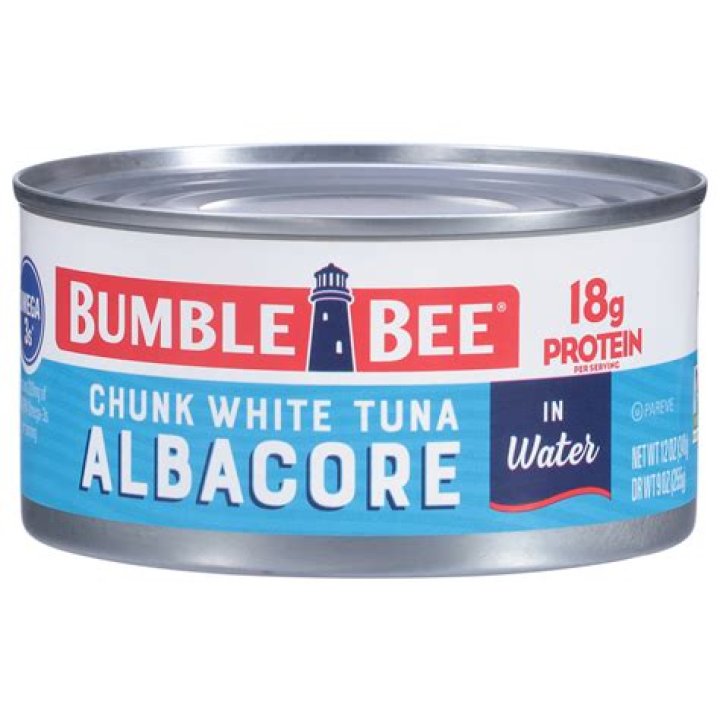 How many calories in a can of Bumble Bee tuna in water