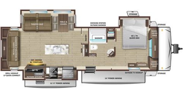 How many floorplans does the spirit Winnebago have?