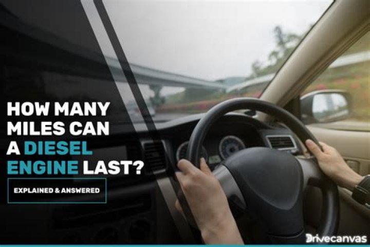 How many miles can a diesel pusher last?