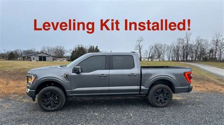 How much does a leveling kit raise the front?