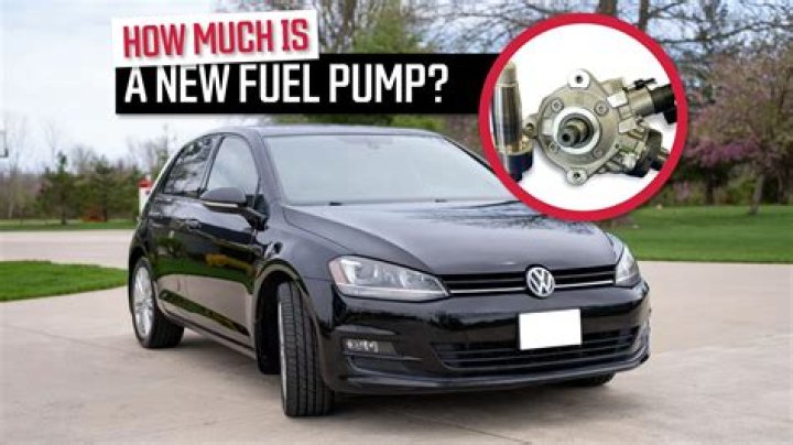 How much does it cost to replace a fuel pump on a Volkswagen?