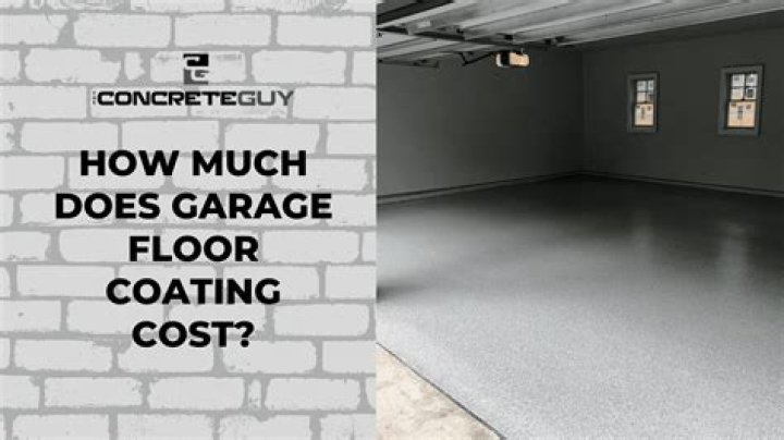 How much does it cost to replace a garage floor