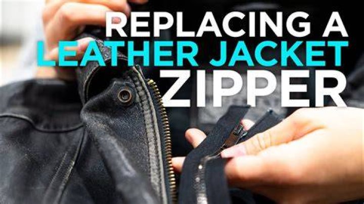 How much does it cost to replace a zipper on a leather jacket?