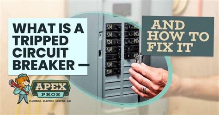How should you properly rest a circuit breaker that has tripped?