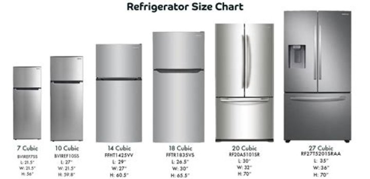 How tall is a Norcold refrigerator in inches?