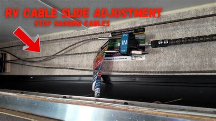 How to adjust the cable on an Accu slide out system?