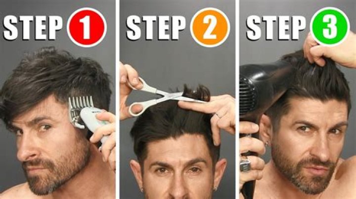 How to cut own hair men
