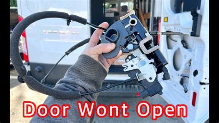 How to repair two side cargo door hinges?
