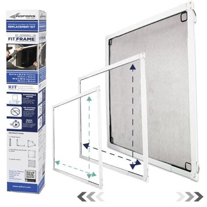 How to replace screen frame with screen for Ventline?
