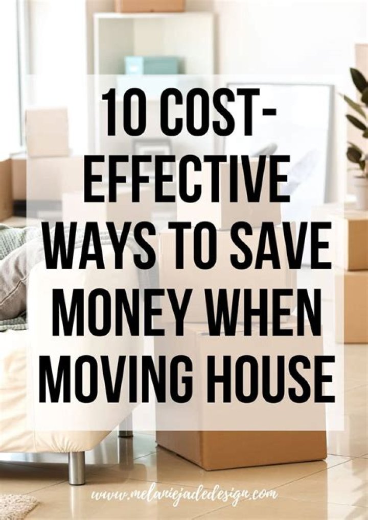 How To Save Money When Moving House With Man And Van Service?