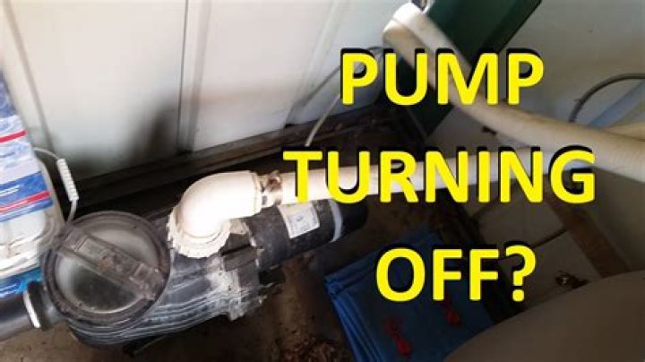 How to turn off water pump before filling freshwater tank?