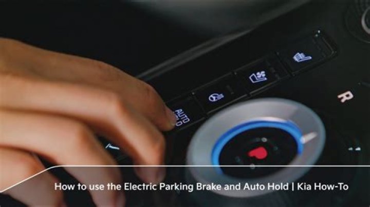 How to use electric parking brake with automatic brake hold?