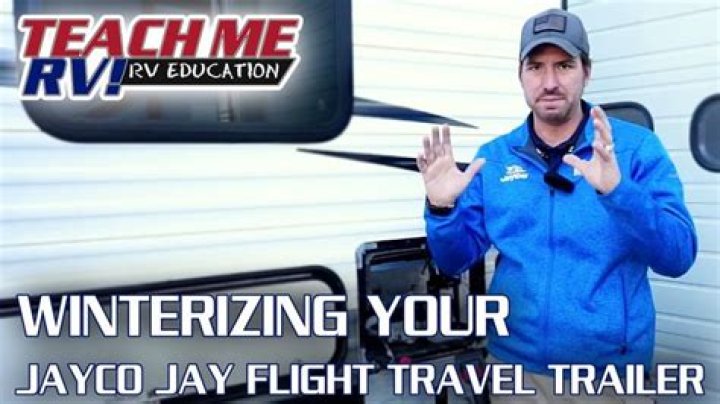 How to winterize your Jayco Jay Flight travel trailer?
