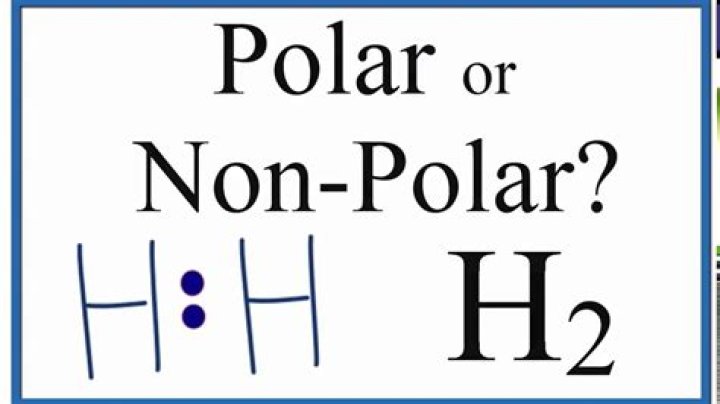 Is H2 Polar Or Nonpolar