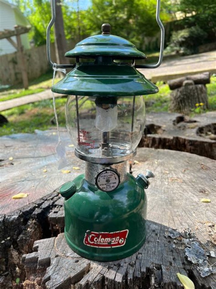 Is it safe to light an old Coleman Lantern?