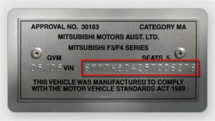Is the VIN and chassis number the same?