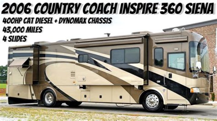 Is there a 2006 country coach for sale?