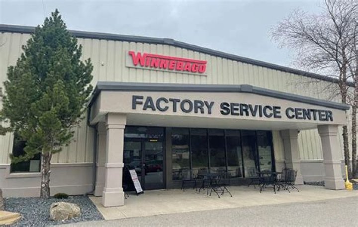 Is there a service center at the Winnebago factory?