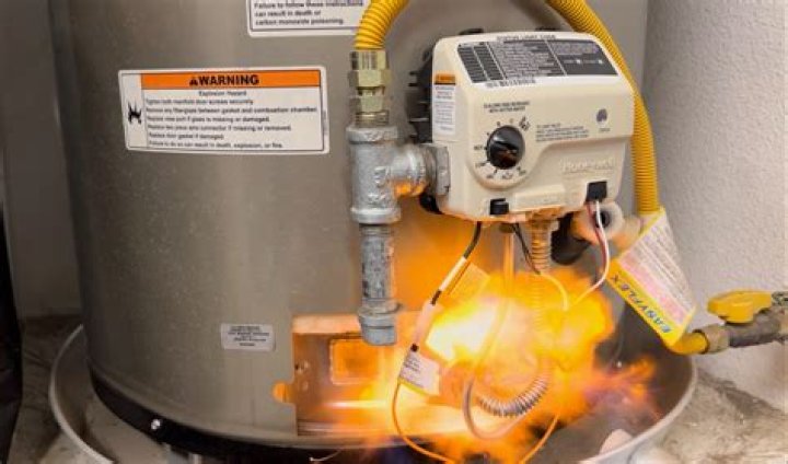 Is there supposed to be a flame under my water heater?