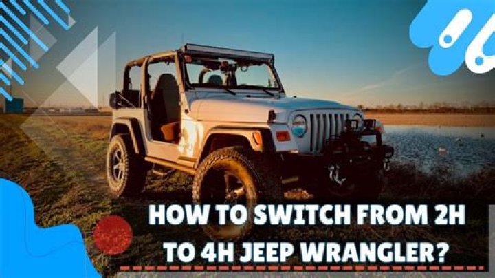 Jeep Wrangler 2h 4h N 4l