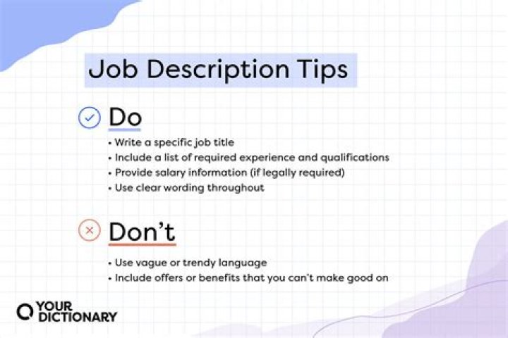 Job description - How To Discuss