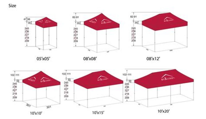 Quick Answer: What Is The Square Foot For A 10X10 Foot Tent