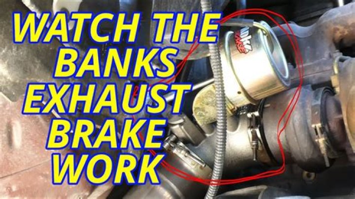 What activates an exhaust brake?